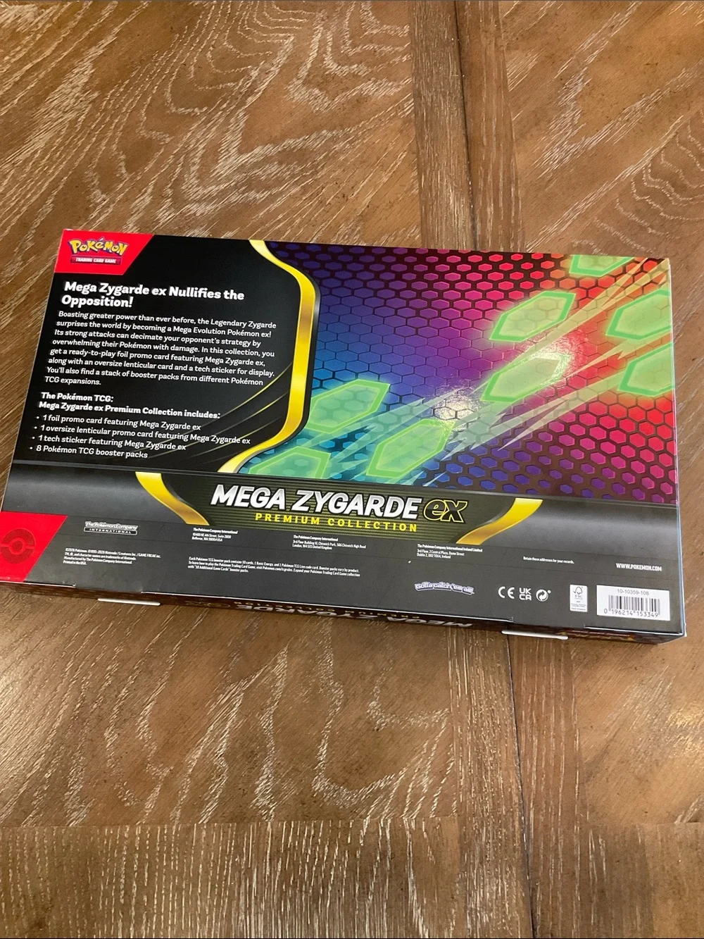 Pokemon Mega Zygarde EX Premium Collection - with Oversize promo card SEALED